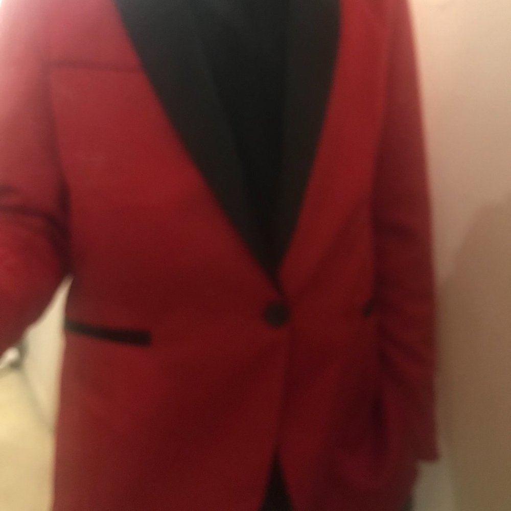 custom red dinner jacket